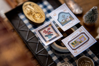 OURS A Walk in the Gallery Stamp Sticker