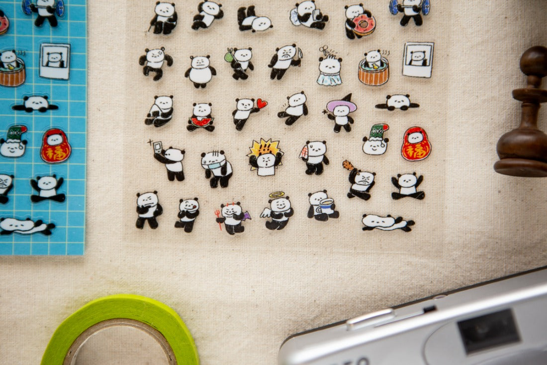 OURS Studio Clear Sticker - PANDA! PANDA!