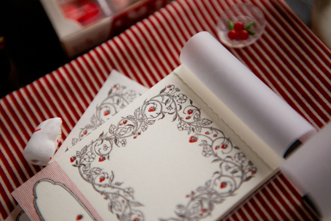 OURS Letterpress Book - Strawberry Frame