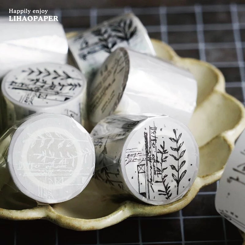 Lihaopaper Words of Plants Tracing Paper Roll 