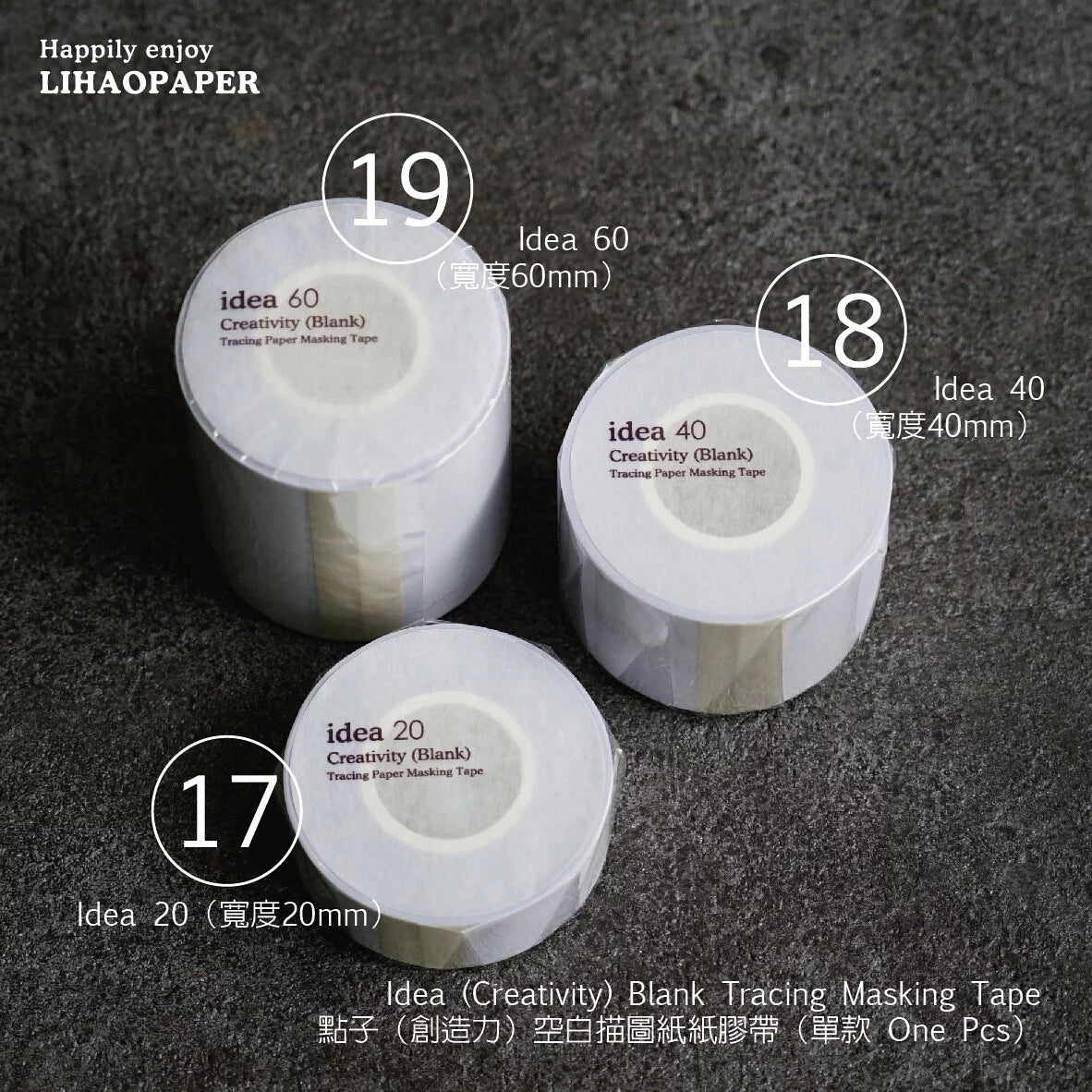 Lihaopaper Idea Blank Tracing Paper Roll