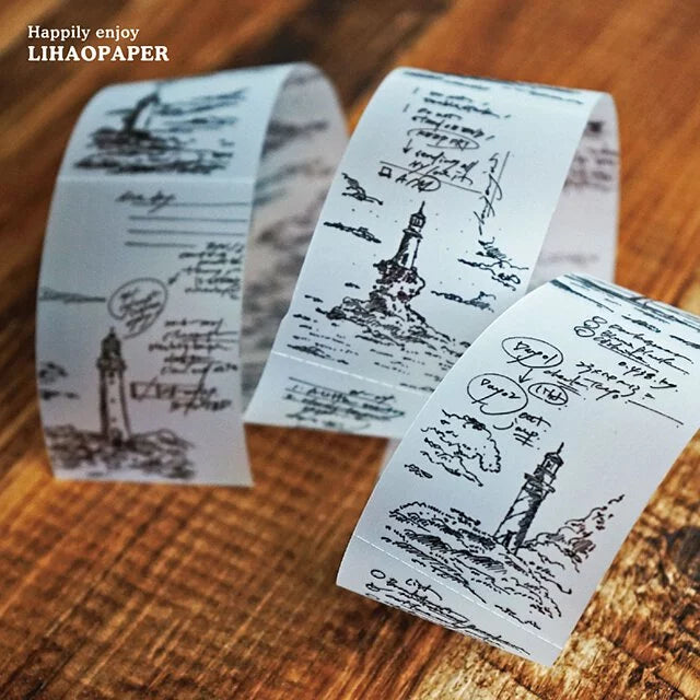 Lihaopaper Lighthouse Memo Tape 