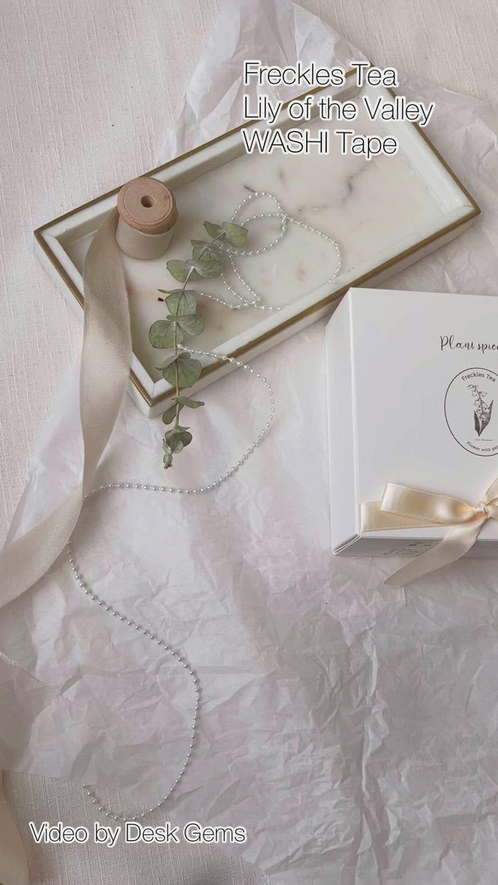 Freckles Tea Leaf Series Tape - Lily of the Valley