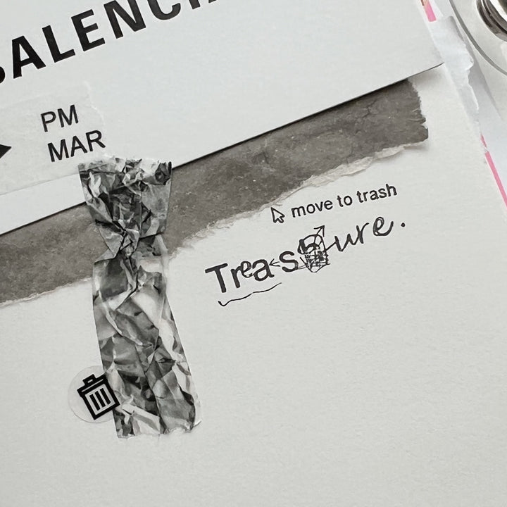 New Phavourite PC 9pt.(3) Tiny Text Rubber Stamp Set