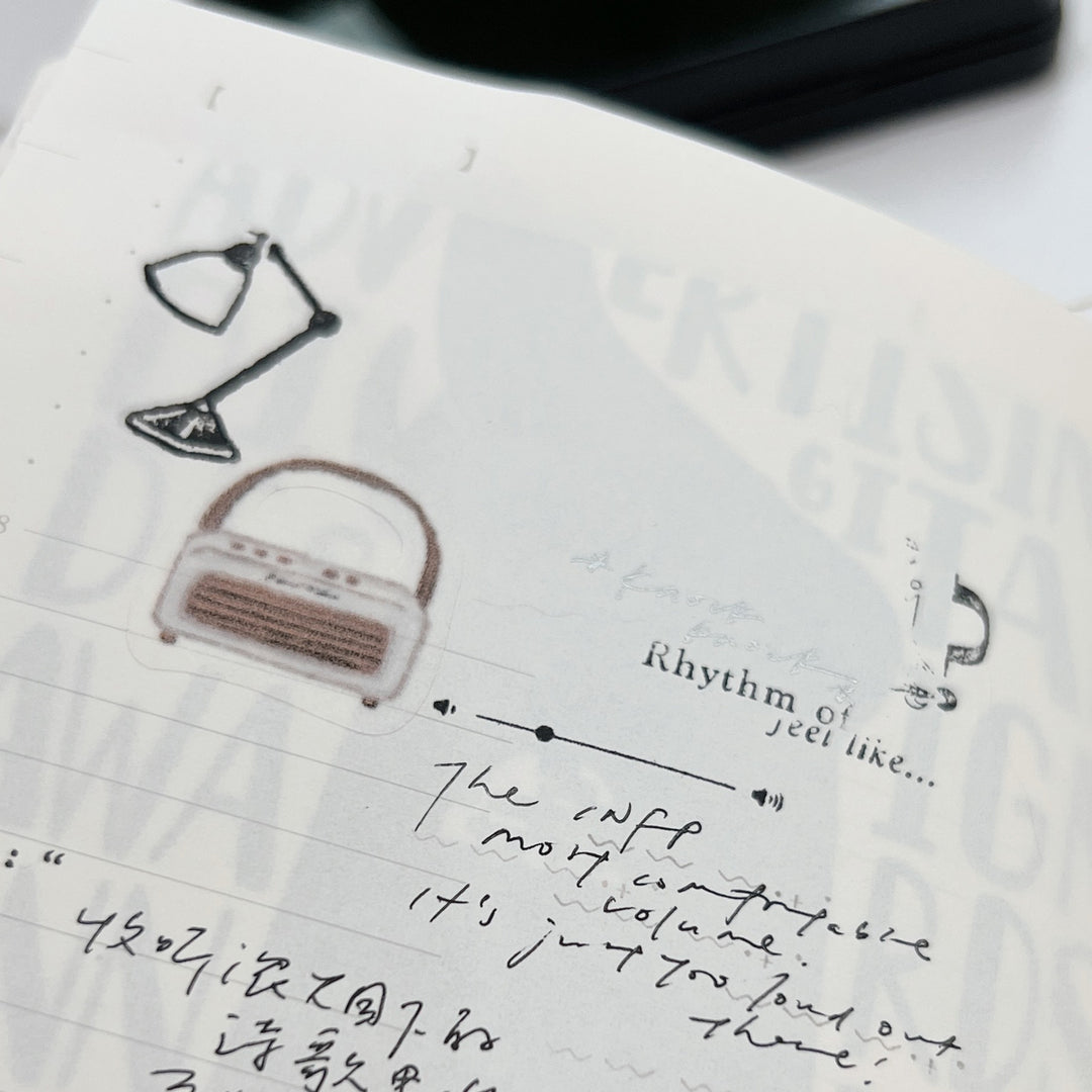 New Phavourite PC 9pt.(3) Tiny Text Rubber Stamp Set