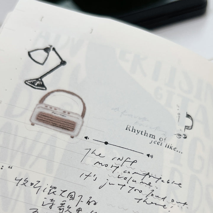 New Phavourite PC 9pt.(3) Tiny Text Rubber Stamp Set