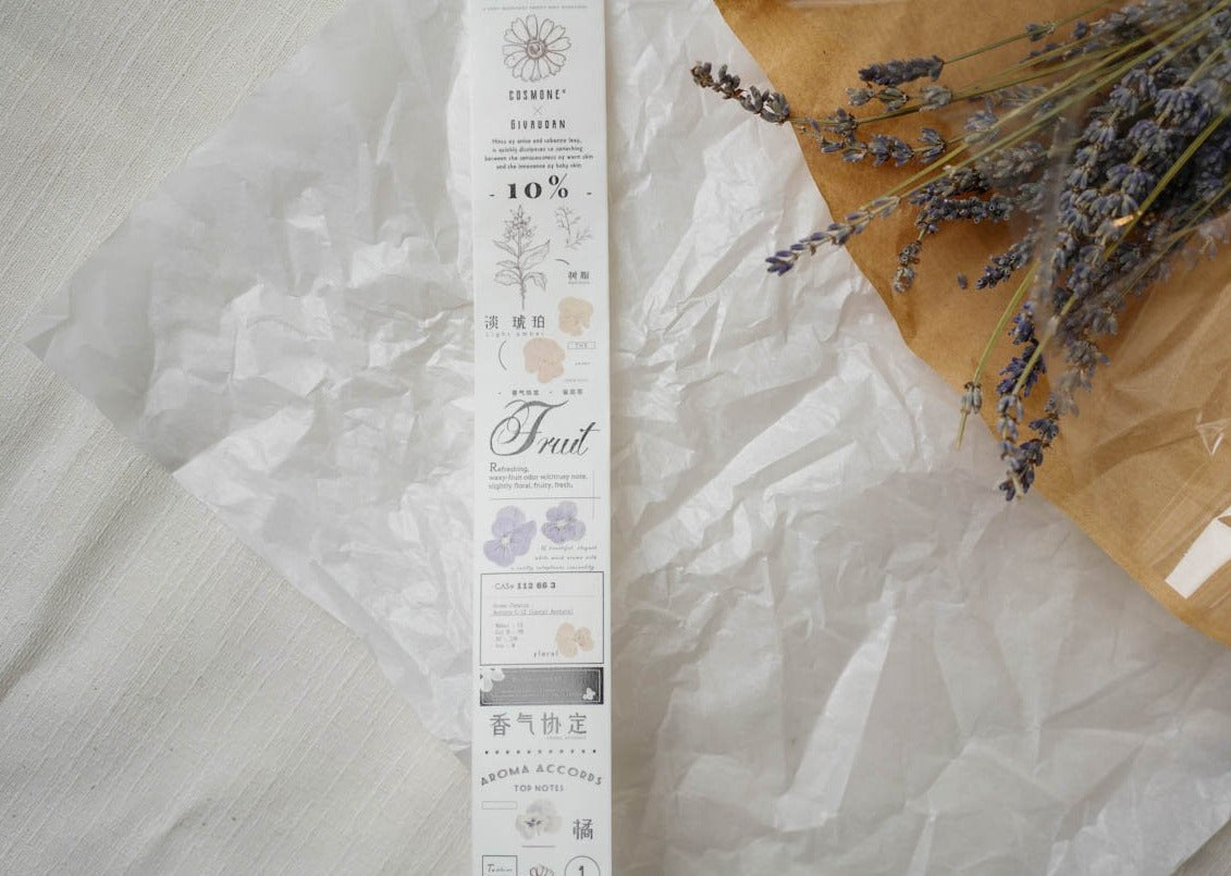 Freckles Tea Leaf Series Washi Tape - Aromatic 