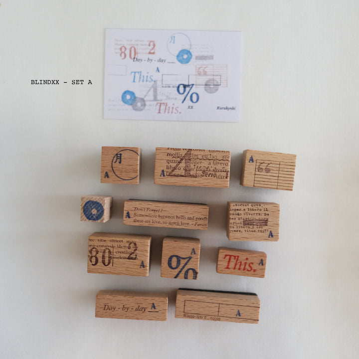 Kurukynki Blindxx Stamp set