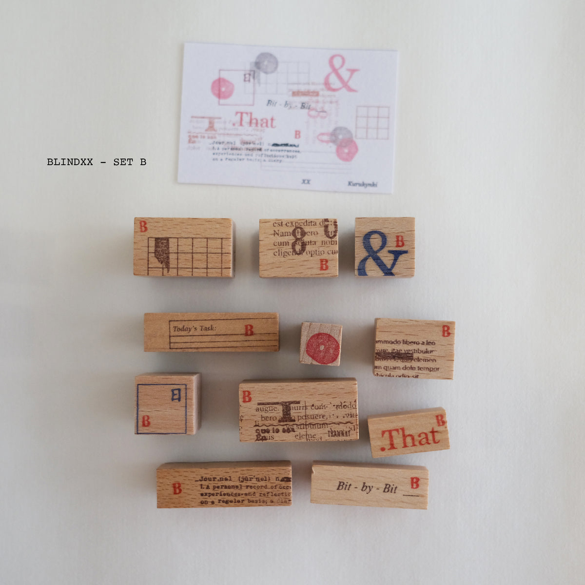 Kurukynki Blindxx Stamp set