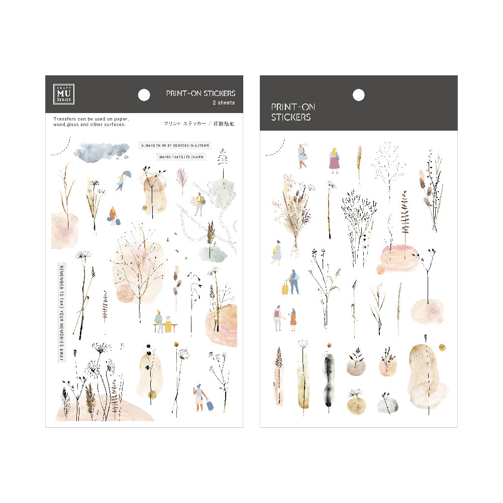 MU Print-on Stickers - No. 206 - Autumn Storm