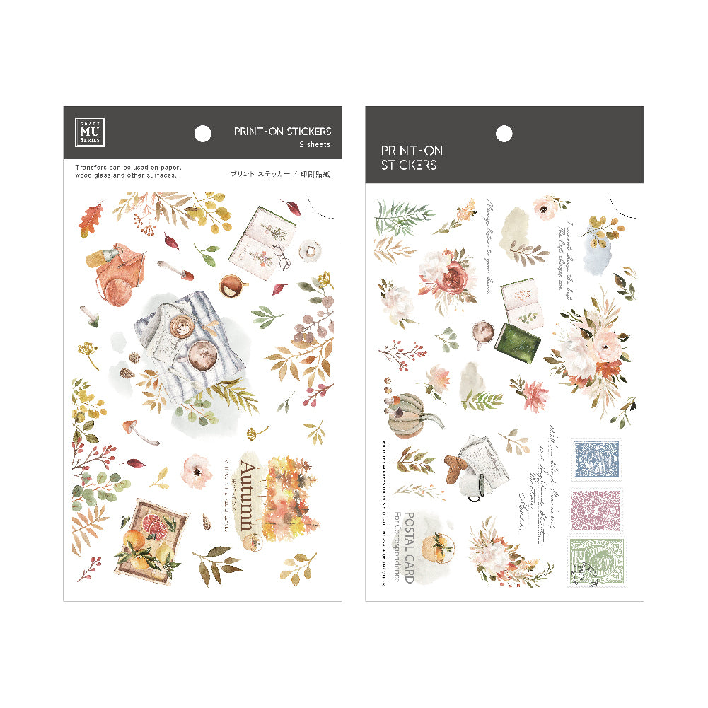 MU Print-on Stickers - No. 207 - Autumn Picnic