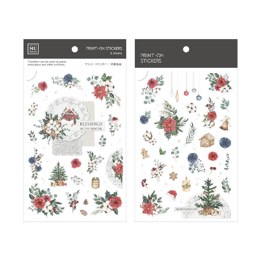 MU Christmas Limited Print-on Stickers (Xmas 2023 Version) 