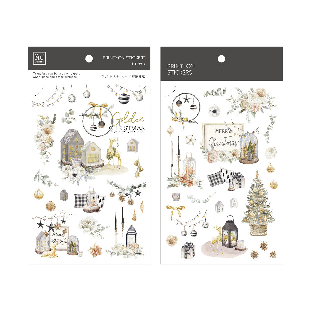 MU Christmas Limited Print-on Stickers (Xmas 2023 Version) 