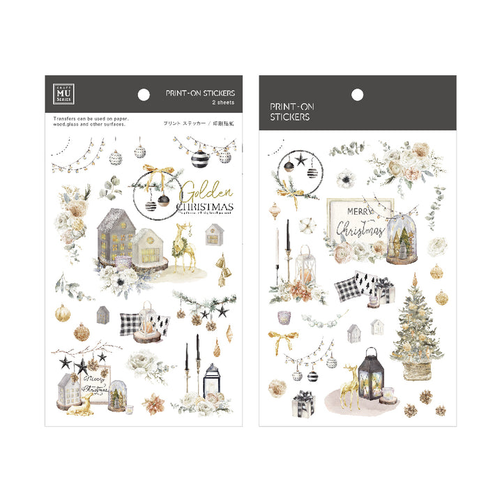 MU Christmas Limited Print-on Stickers (Xmas 2023 Version) 
