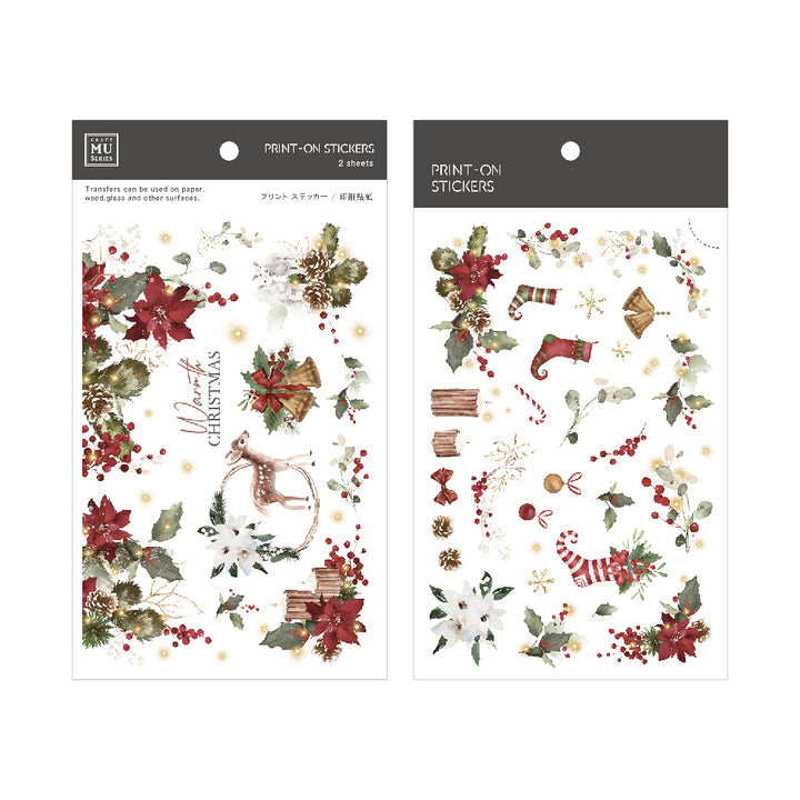MU Christmas Limited Print-on Stickers (Xmas 2023 Version) 