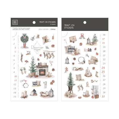MU Christmas Limited Print-on Stickers (Xmas 2023 Version) 