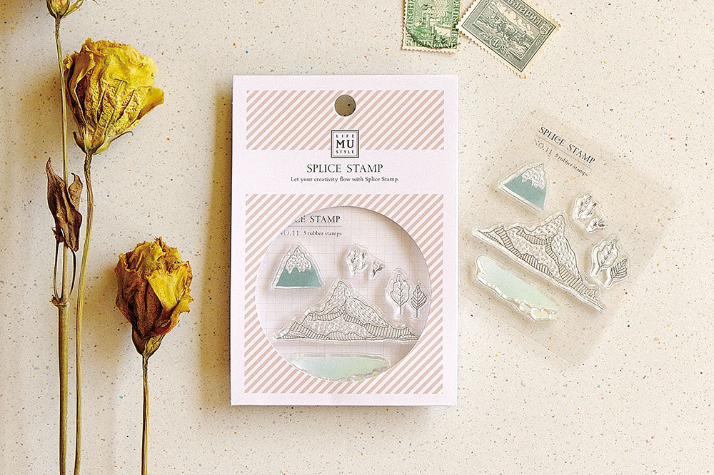 MU Splice Clear Stamps - No. 11 - Islands and Mountains