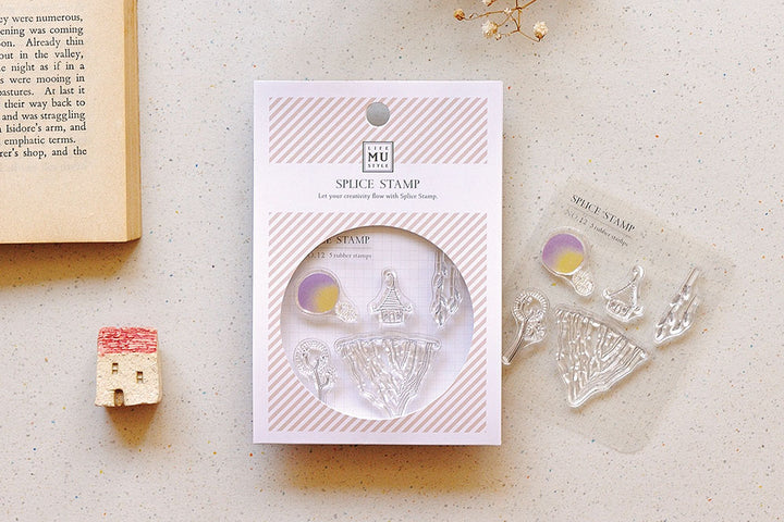 MU Splice Clear Stamps - No. 12 - Magical Floating Island
