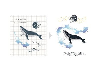 MU Splice Clear Stamps - No. 13 - Big Blue Ocean