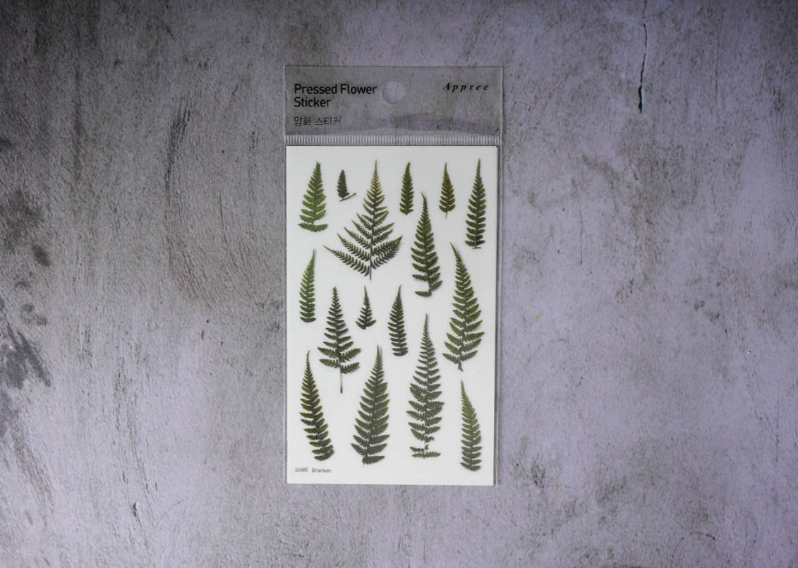 Appree Pressed Flower Stickers - Bracken