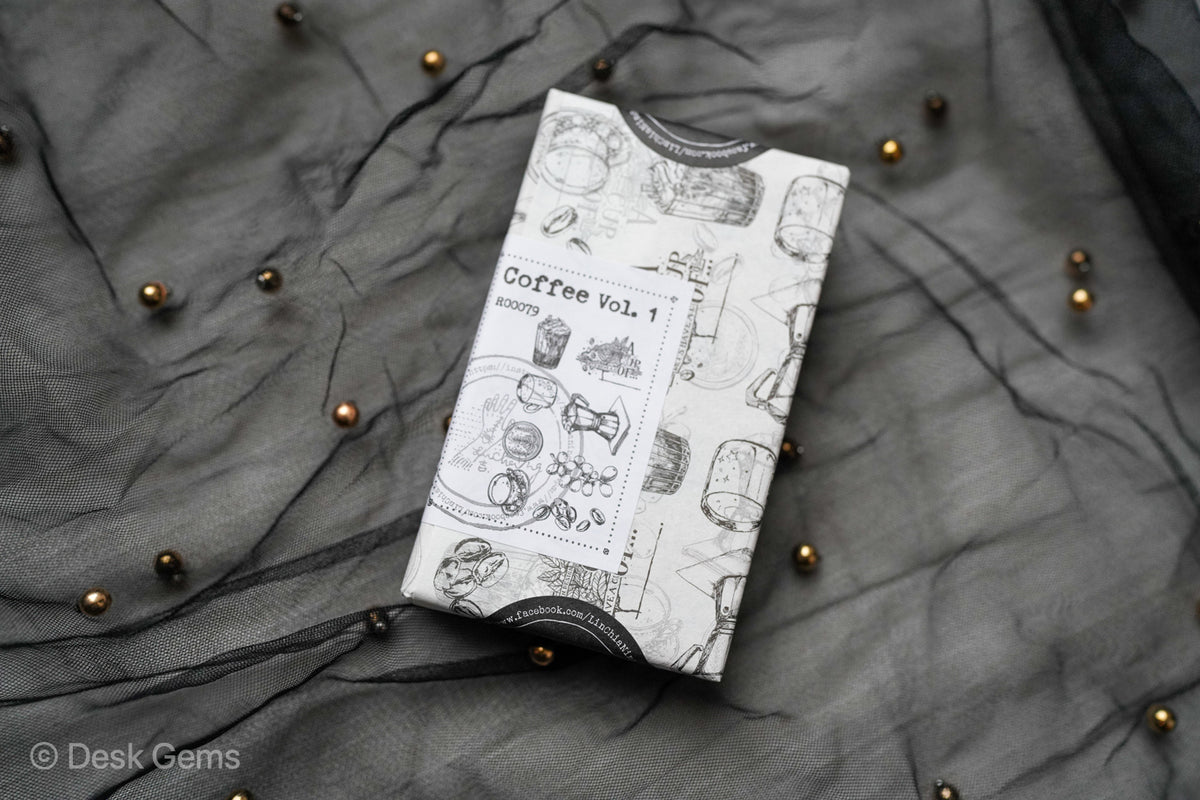LCN Coffee Rubber Stamp Set - Vol.1 