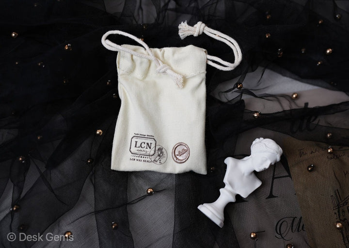 LCN Dual-Tip Brass Wax Seal Stamp - Coffee