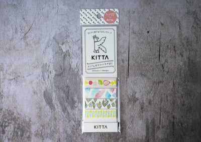 KITTA X Moogy Washi Tapes - plants and fruits