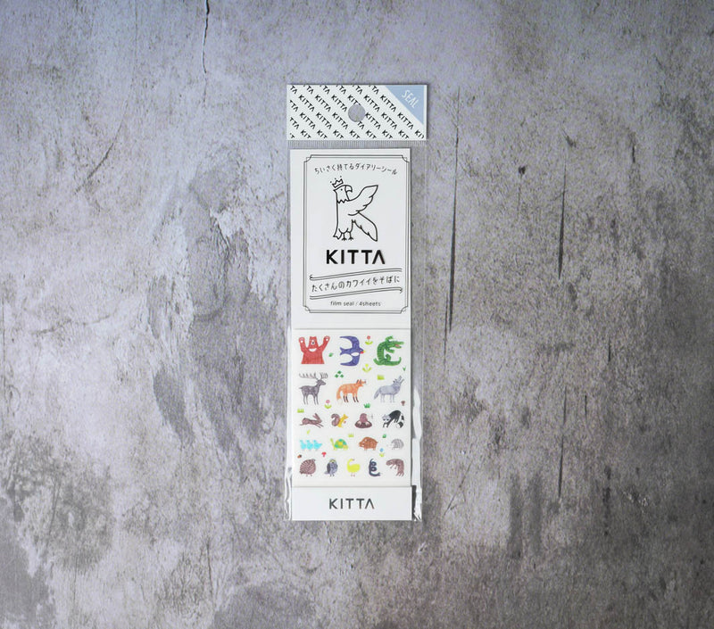 KITTA Seal Washi Tapes - Animal Icons