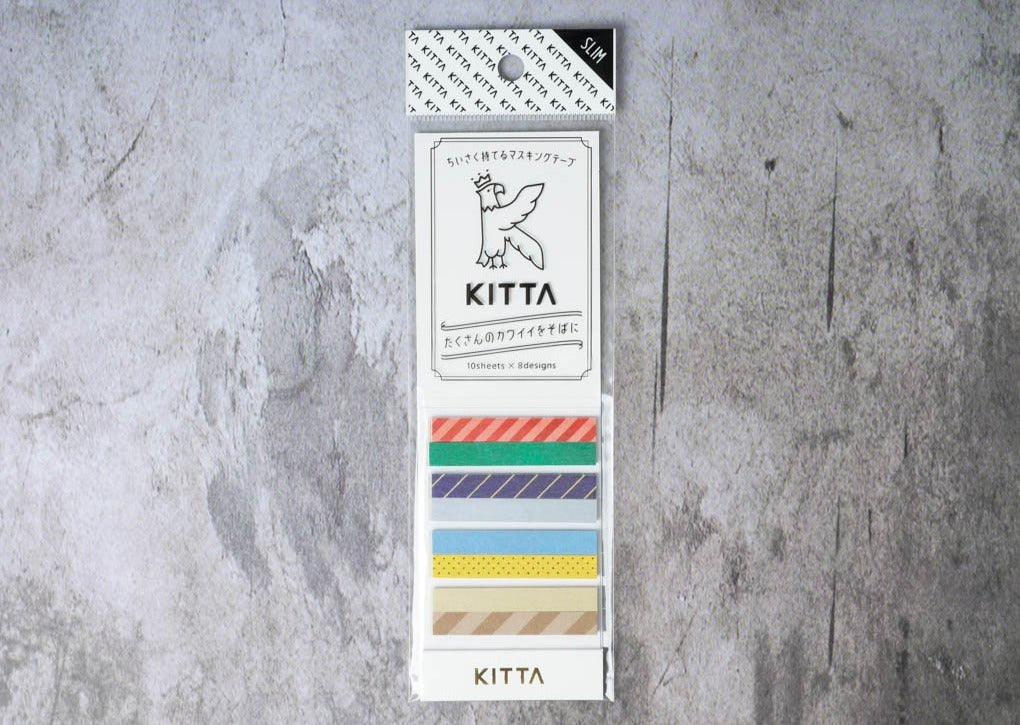 KITTA Slim Washi Tapes - Mix 3
