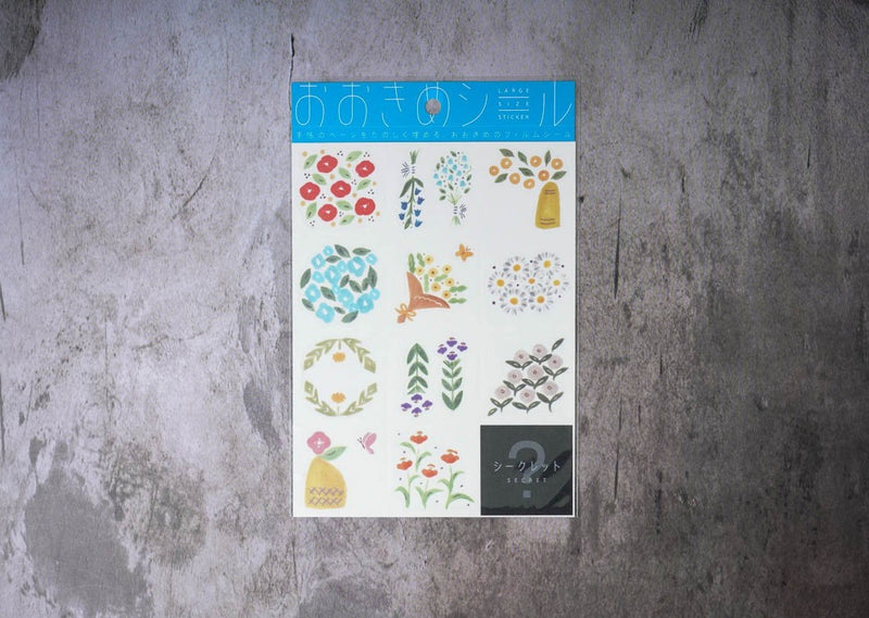 Hitotoki Large Size Stickers - Bouquet 