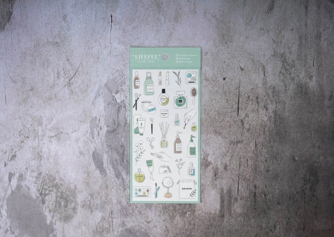 Mind Wave Lifeful Stickers - Cosmetics
