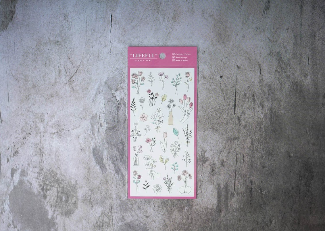 Mind Wave Lifeful Stickers - Flower