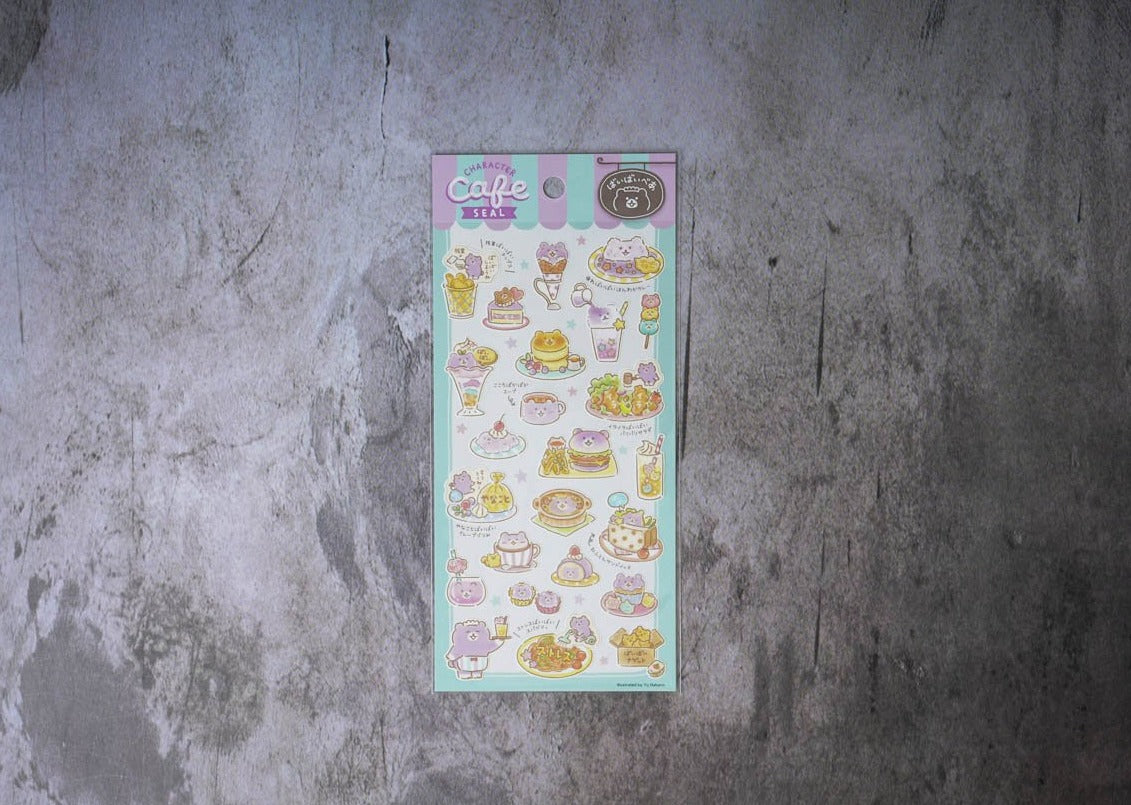Mind Wave Cafe Stickers - Byebye Bear 