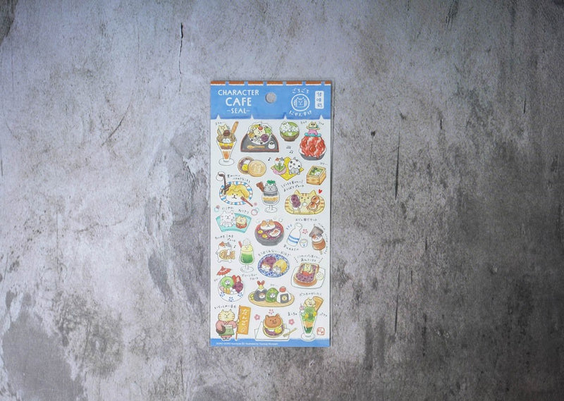 Mind Wave Cafe Stickers - Gorogoro Nyansuke 