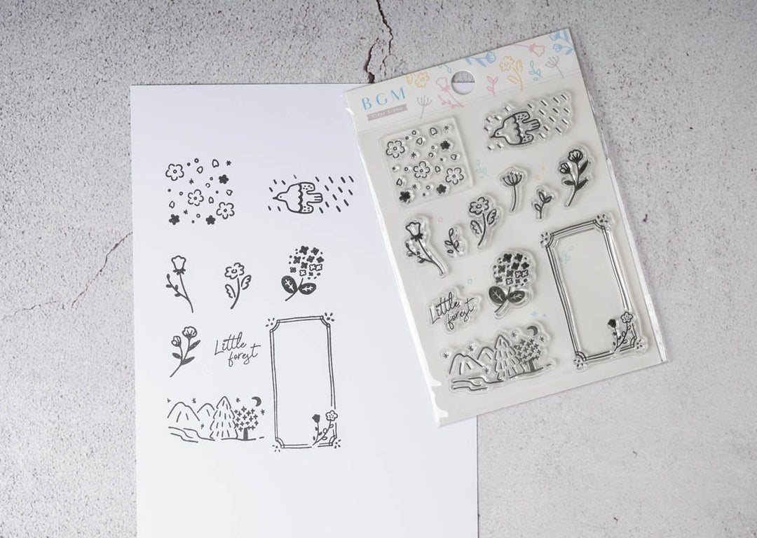 BGM Clear Stamp - Little Forest 1