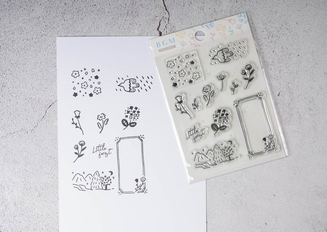 BGM Clear Stamp - Little Forest 1
