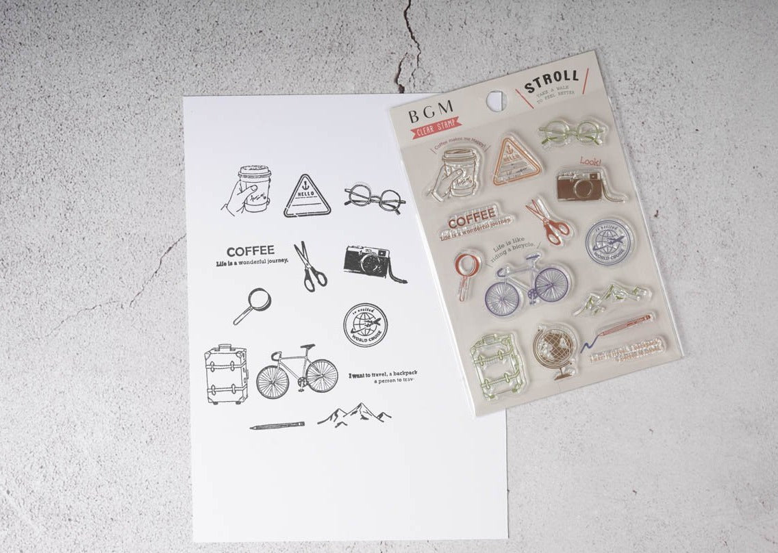 BGM Clear Stamp - Stroll 1