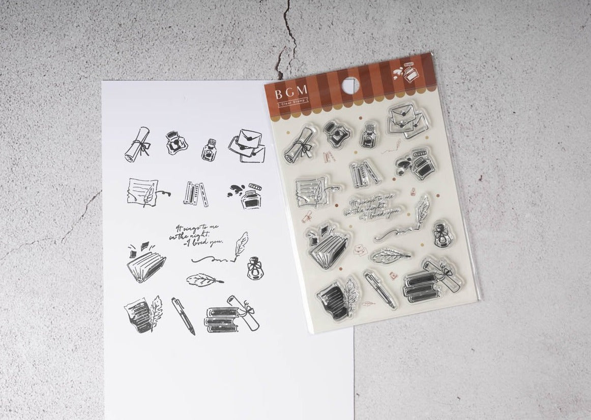 BGM Clear Stamp - Letters 1
