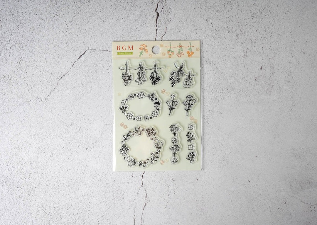 BGM Clear Stamp - Cute Flowers 1