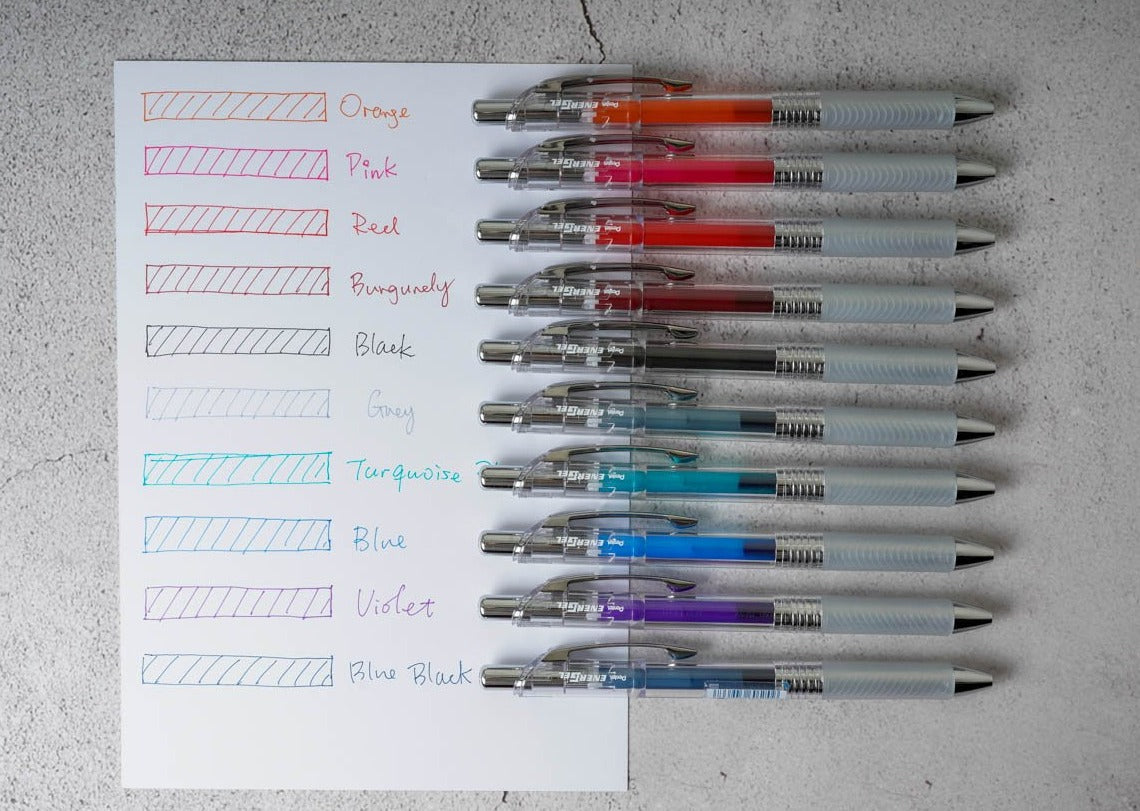 Products Pentel Energel Infree 10 Color Set 0.4