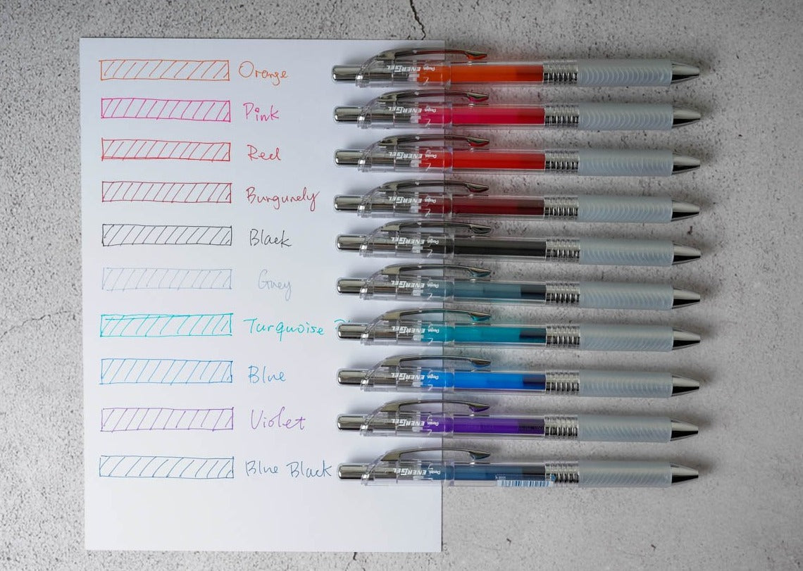 Pentel Energel Infree 10 Color Set - 0.5 