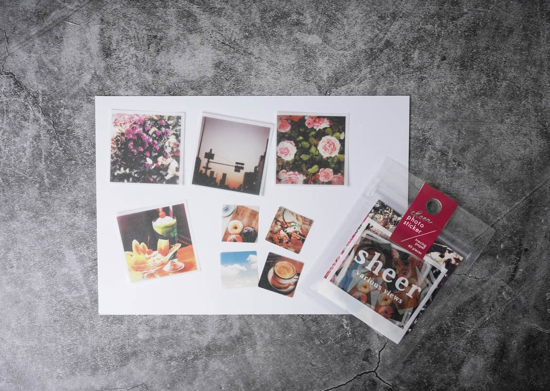 Mind Wave Sheer Photo Sticker - Retro 