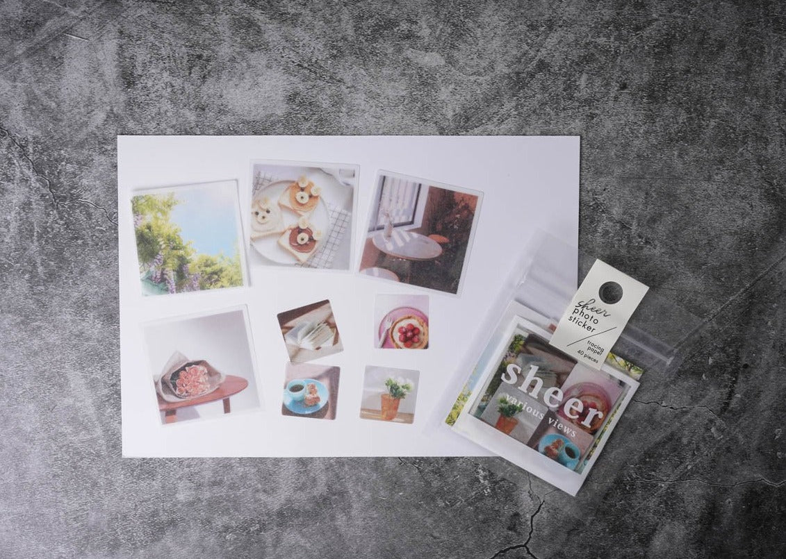 Mind Wave Sheer Photo Sticker - Natural Light