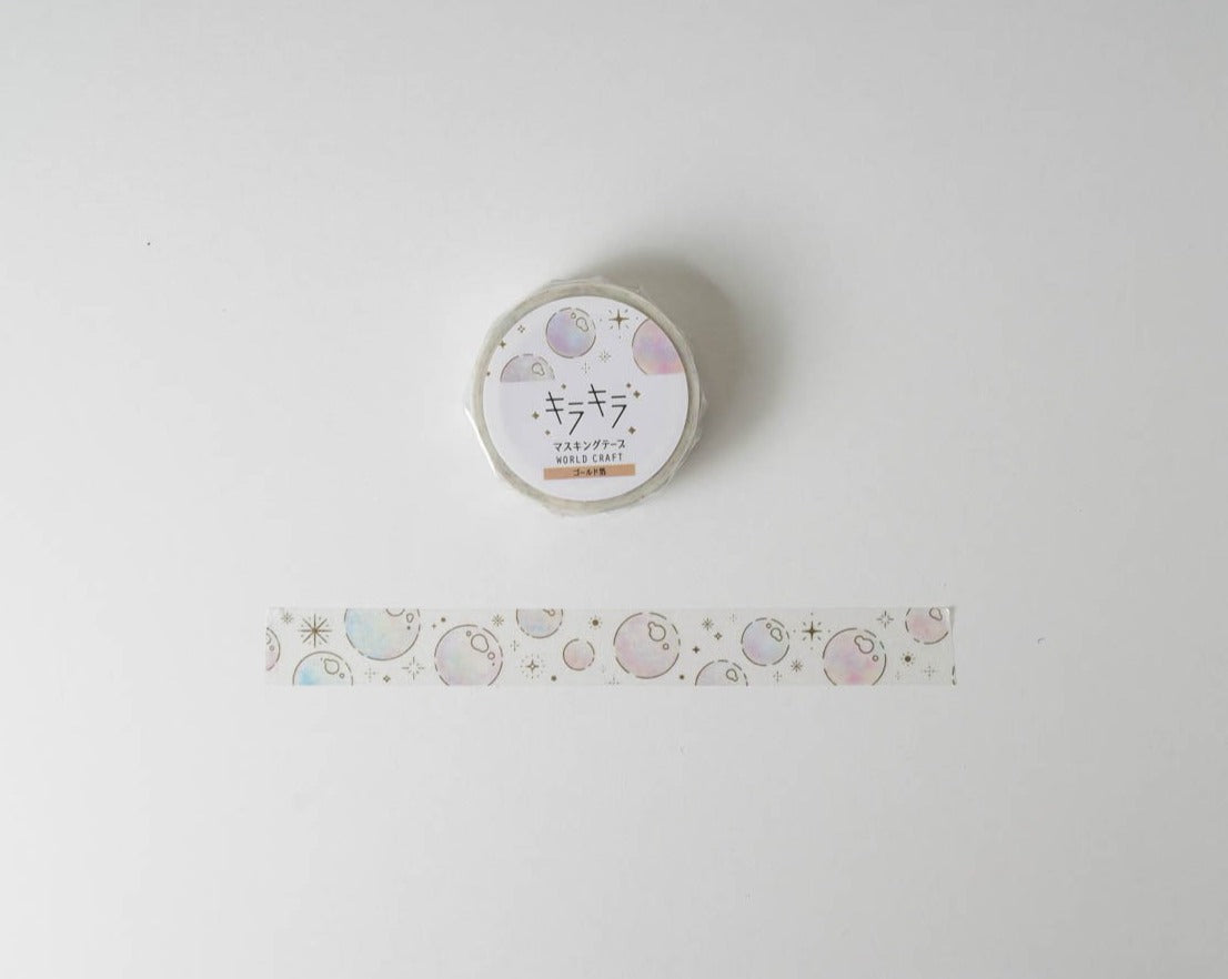 World Craft Glitter Masking Tape - Bubble