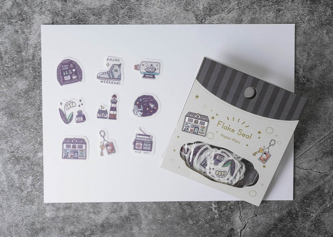 Papier Platz Flake Seals - NICE DAY!