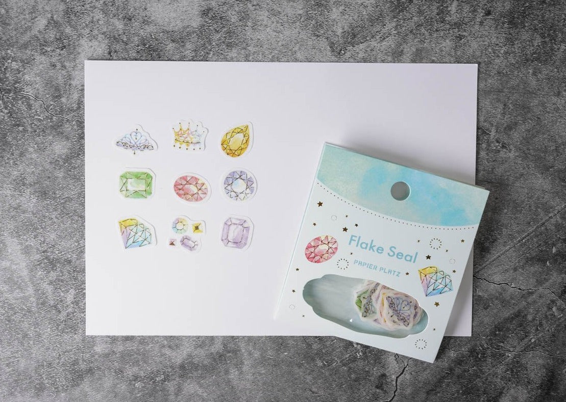 Papier Platz Flake Seals - Gems