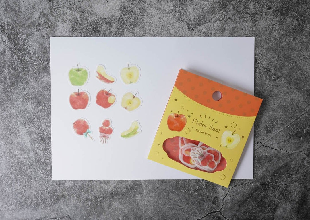 Papier Platz Flake Seals - Apples