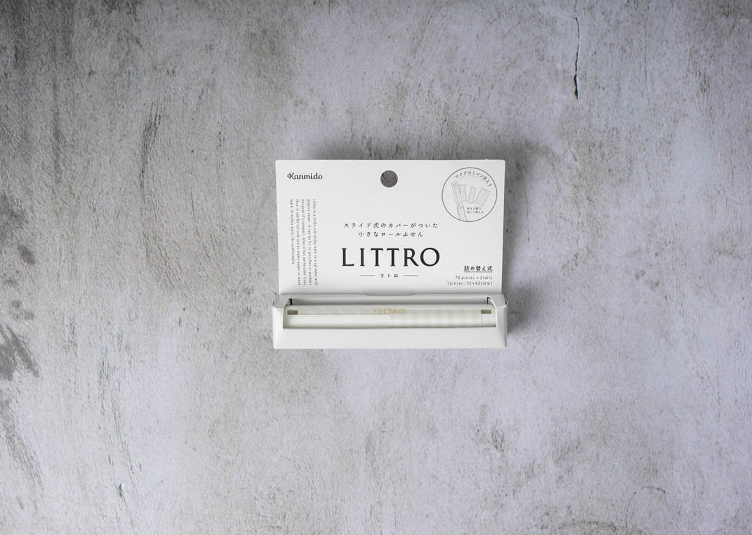 Kanmido LITTRO Portable Sticker Note Roll - Grey