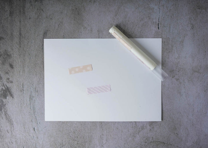 Kanmido LITTRO Sticker Note Roll - Pink and Purple