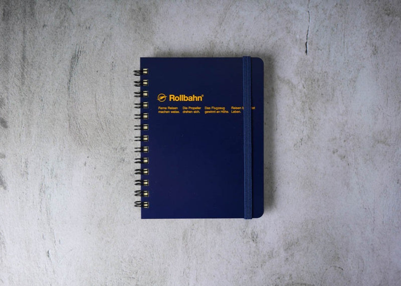 Rollbahn Notebook Pocket- Dark Blue